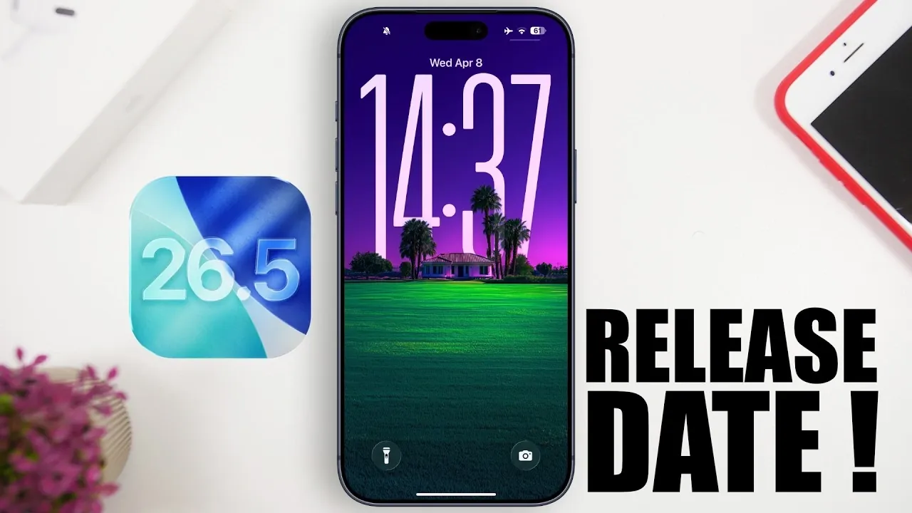 Featured image for iOS 26.5 Release Date - THIS IS IT !