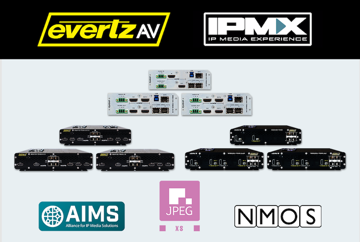 Evertz Showcases IPMX-Certified NUCLEUS and MMA Platforms