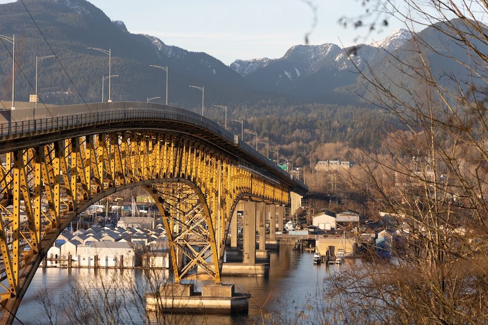 ironworkers memorial bridge north shore burrard inlet second narrows