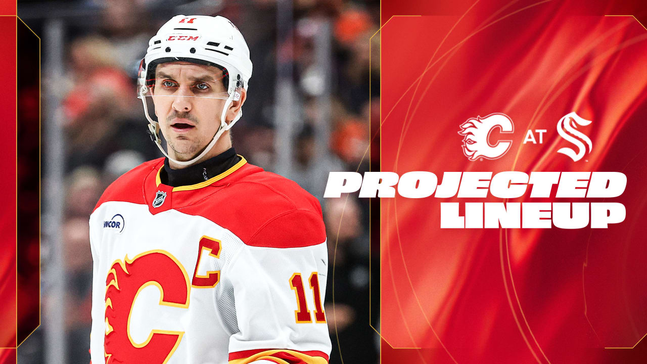 Projected Lineup - Flames @ Kraken