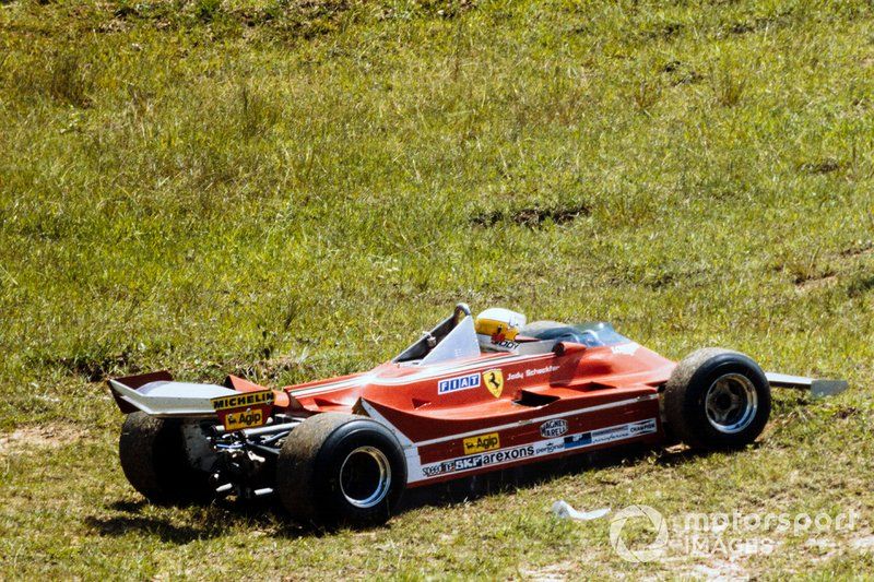 Scheckter tops this list with a bad car, a drop in performance and being well beaten by his team-mate