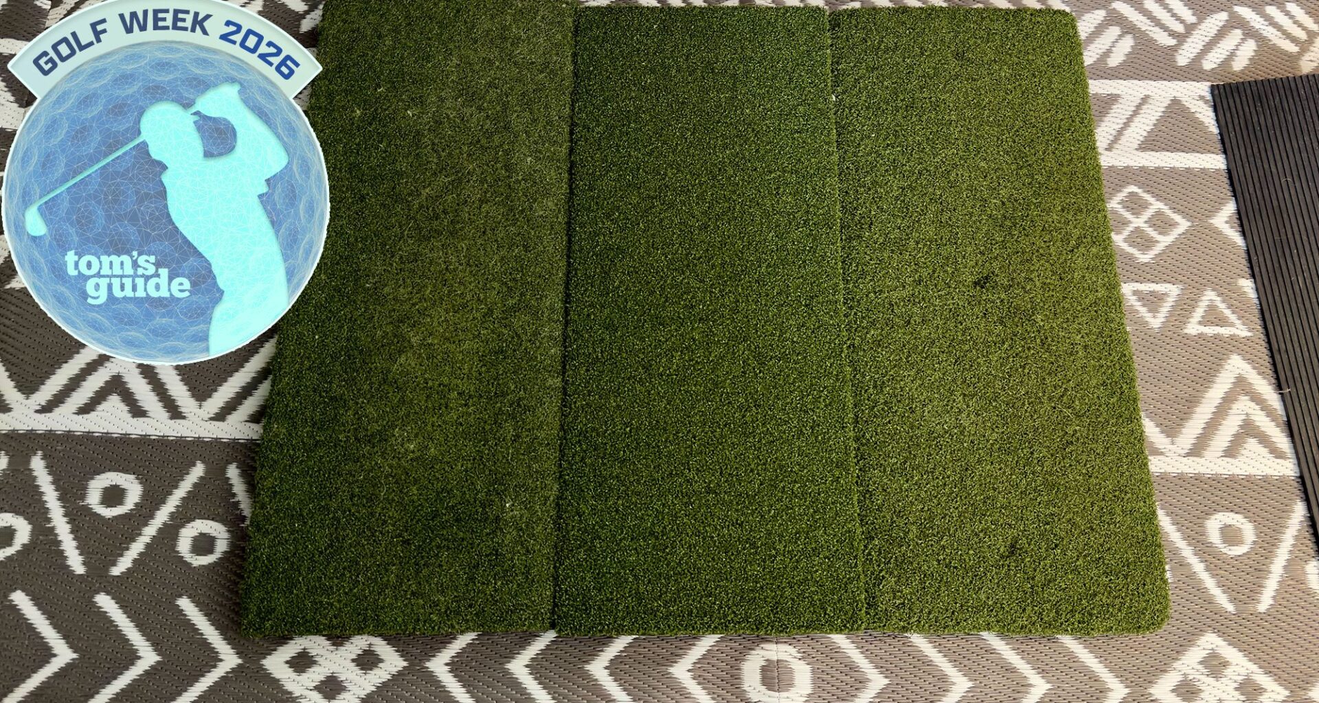 Of all the parts of my $9,500 golf simulator, this $280 hitting mat was the key to improving my game