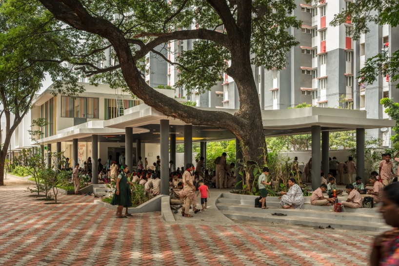 open corridors become classrooms as color and movement reshape an indian school campus - 4