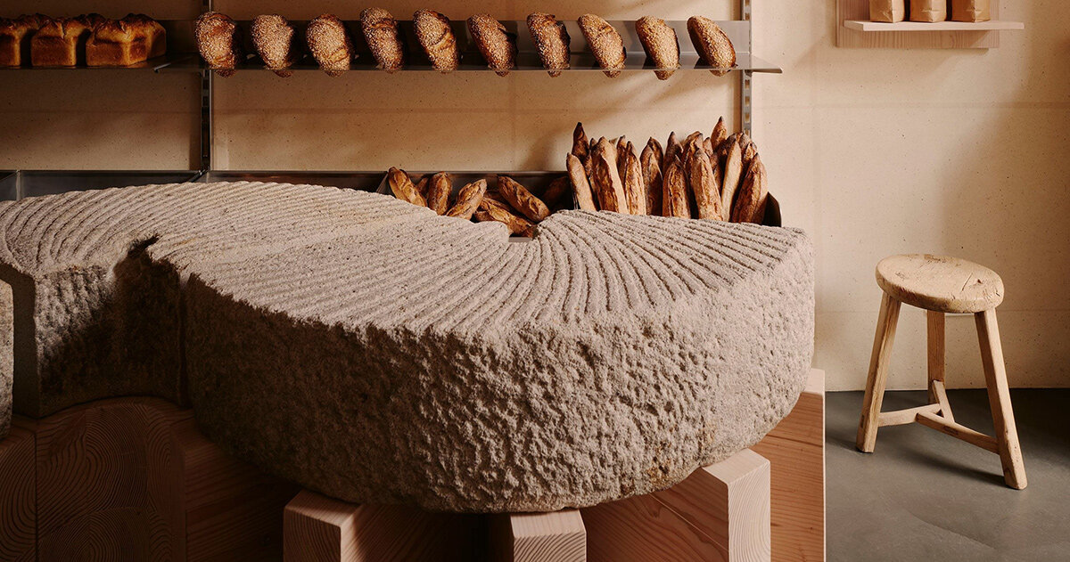 berlin’s KEIT bakery balances rugged stone with soft washi paper