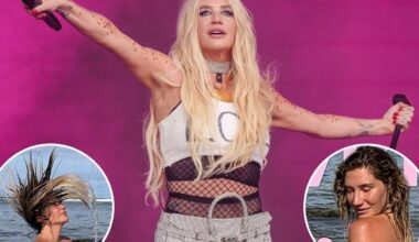 Kesha ditches clothes to celebrate Earth Day in the ocean