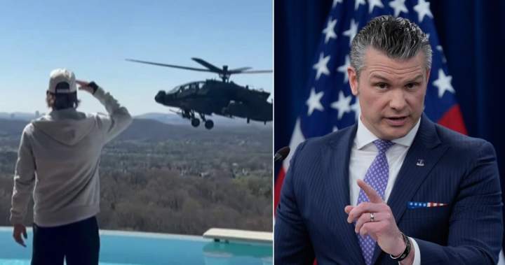 Kid Rock helicopter fly-by pilots suspended, then unsuspended by Hegseth - National