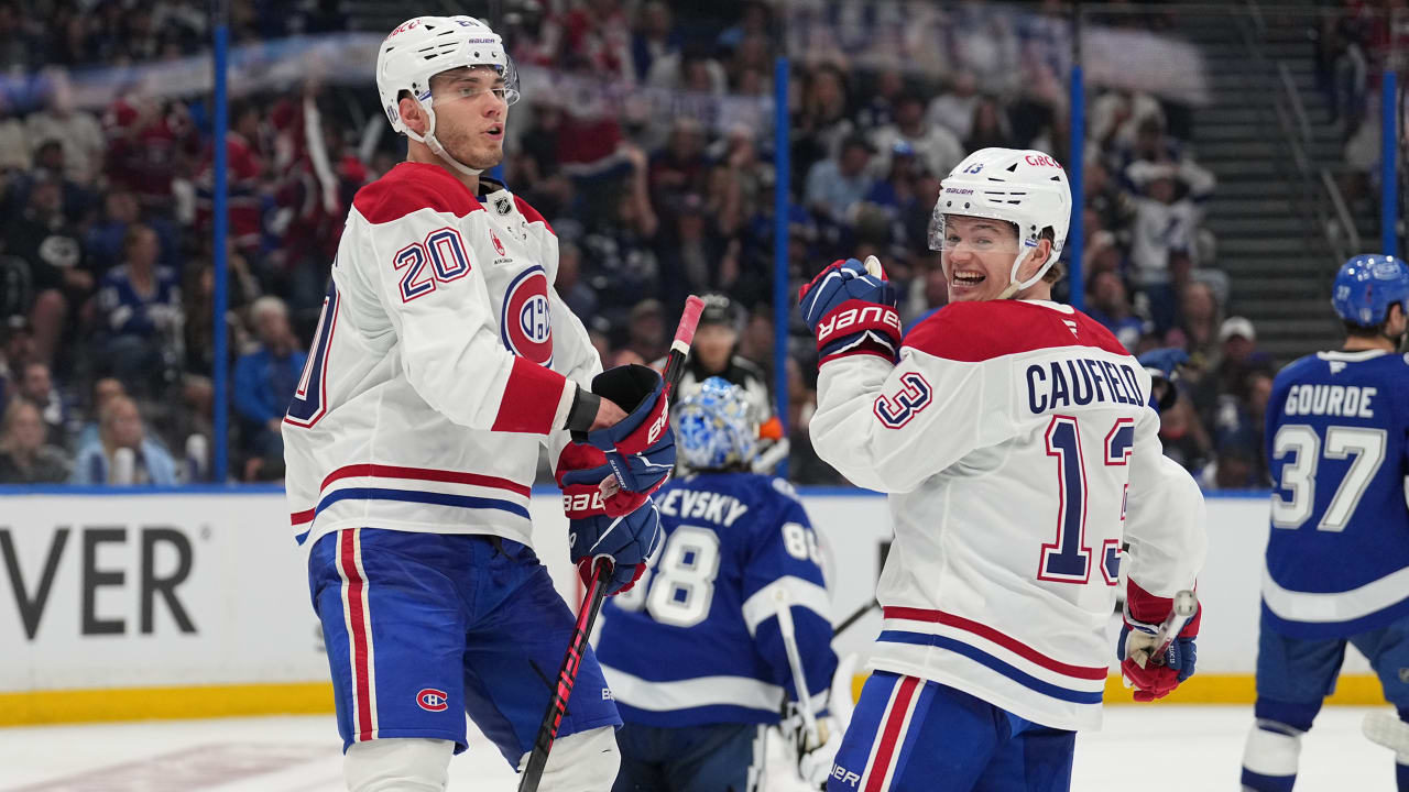 Slafkovsky makes Canadiens history with Game 1 hat trick