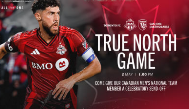 Toronto FC to Honour Canada Soccer Men’s National Team Ahead of FIFA World Cup 2026™