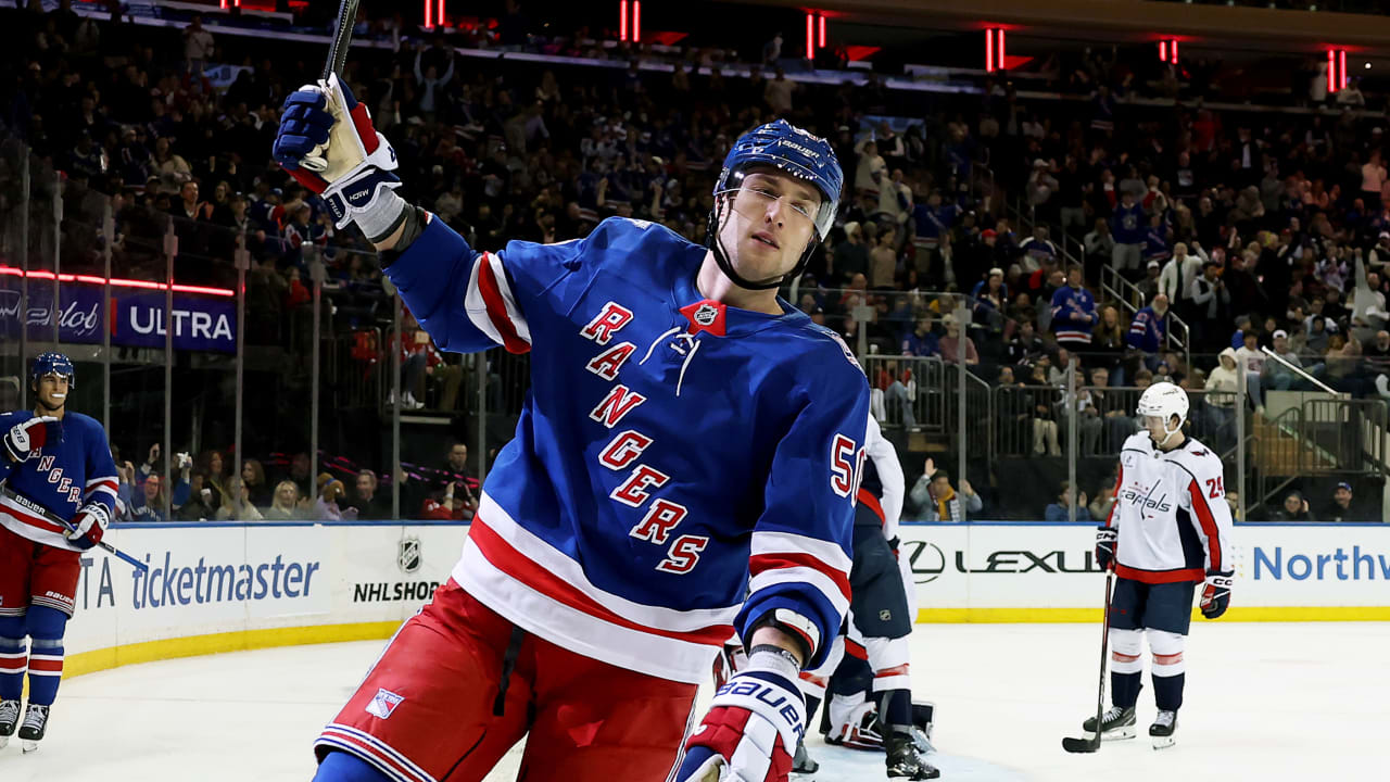 Cuylle gets 1st NHL hat trick, Rangers ease past Capitals