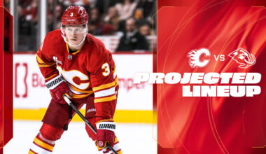 Projected Lineup - Flames vs. Mammoth