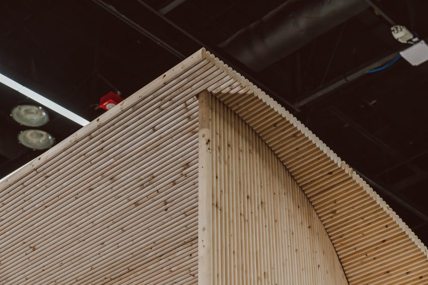 Lake Flato Mass Timber pavilion