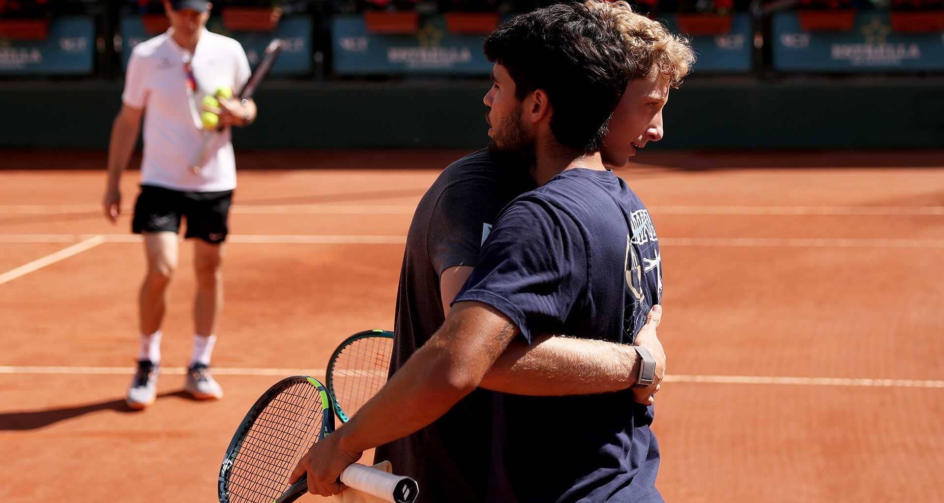 Martin Landaluce and Carlos Alcaraz spent time together this week.
