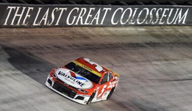 Kyle Larson has had some dominating runs around Bristol in his No. 5 Hendrick Motorsports Chevy as two of his wins he led more than 400 laps en route to Victory Lane.