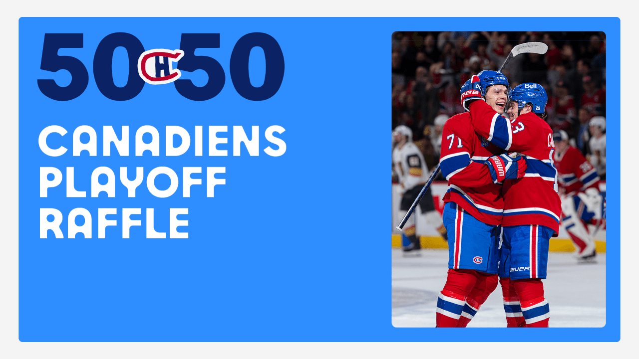 The Foundation launches a special 50/50 raffle for the playoffs