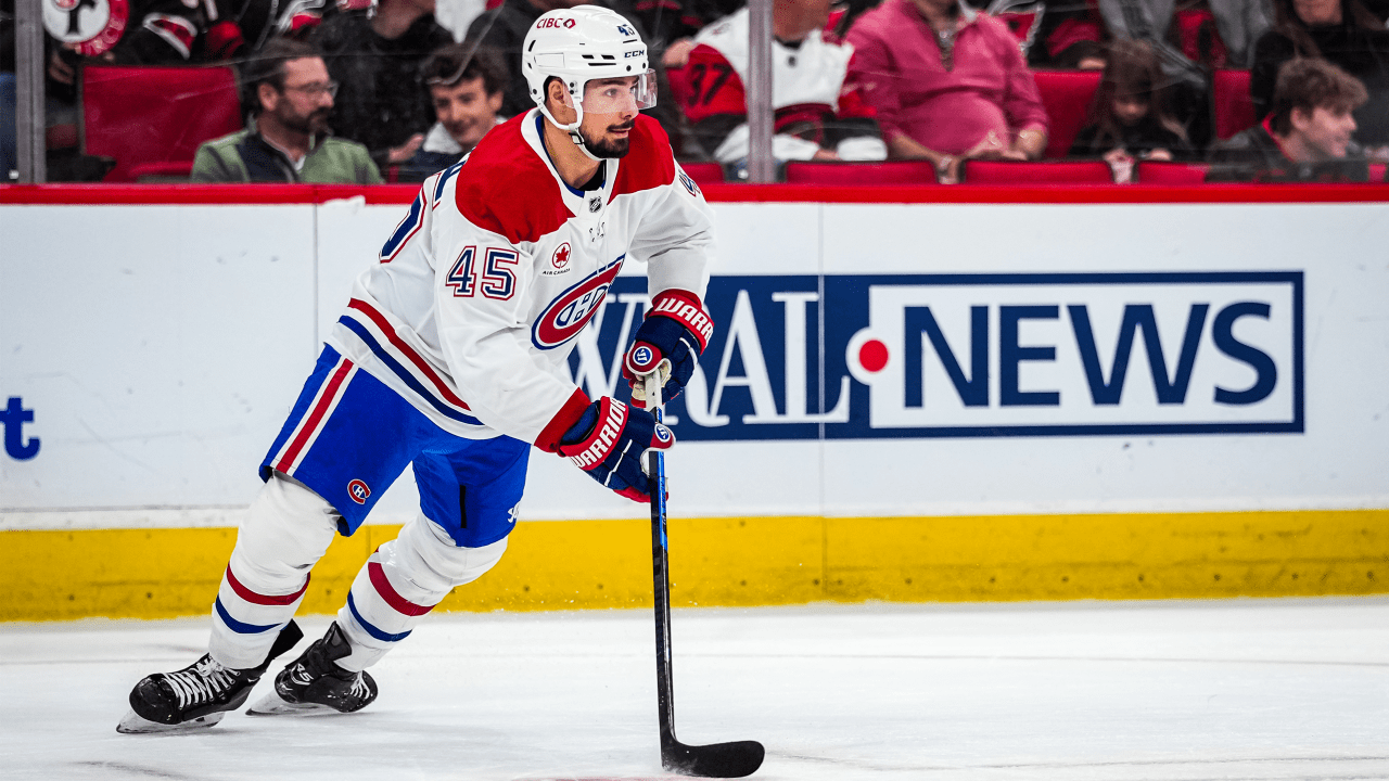Carrier's return sparks Canadiens' win against Lightning in Game 1