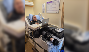 Maryanne Mullett continues to recover in hospital after being injured on New Year's Day. She says she has not received a majority of the funds from a GoFundMe set up for her by a family member. Credit: Maryanne Mullett