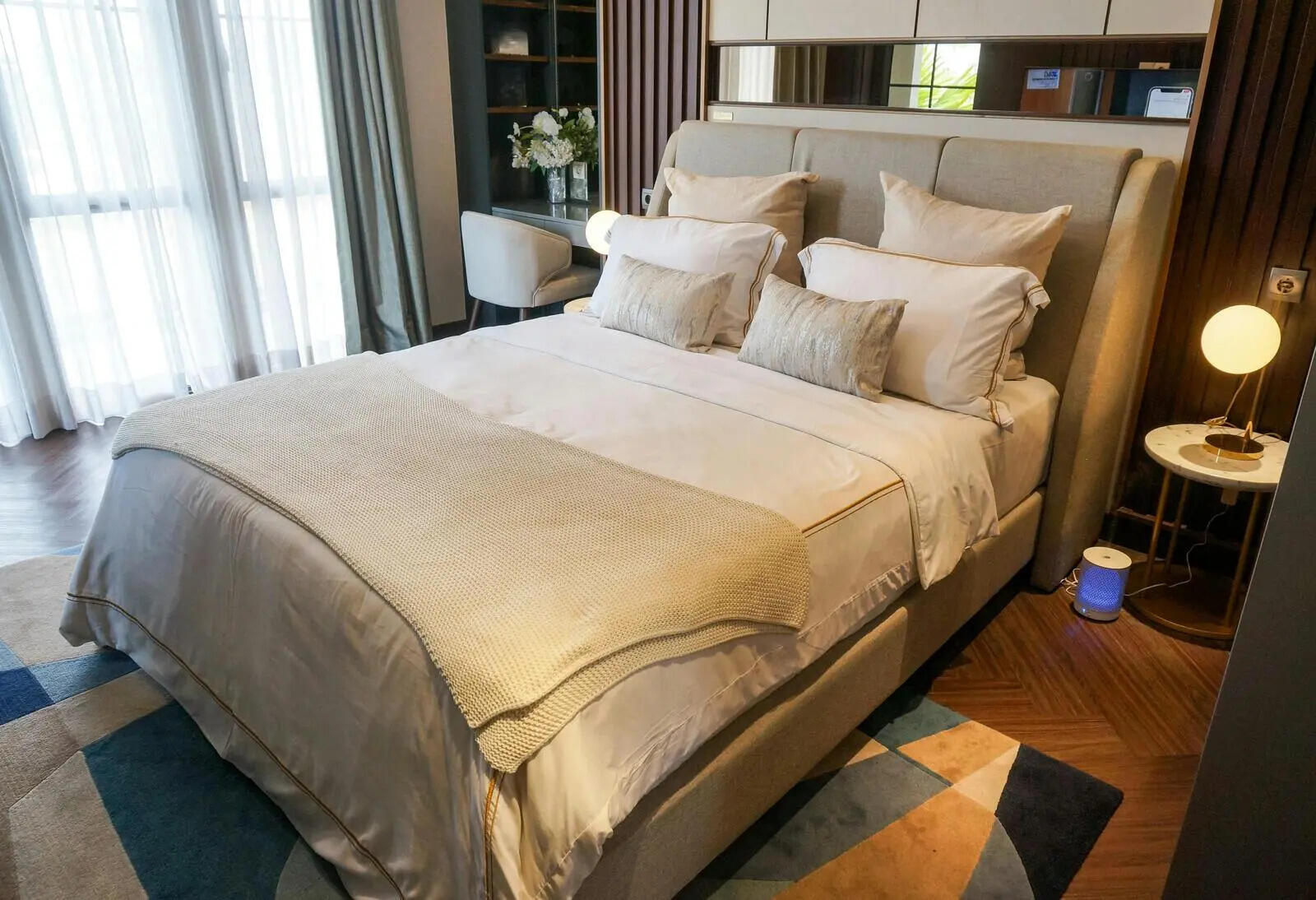 Maximising a small bedroom is less about fitting more in and more about designing with intention