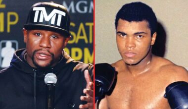 Floyd Mayweather ranks one heavyweight above Muhammad Ali