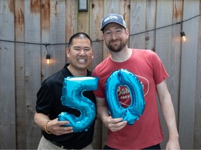 Clay Imoo (left) and Mike McBurney
