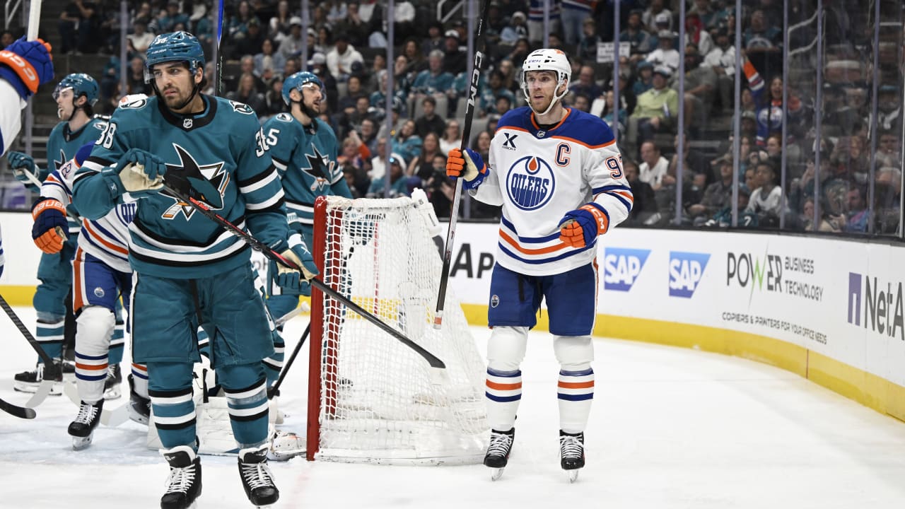 GAME RECAP: Oilers 5, Sharks 2