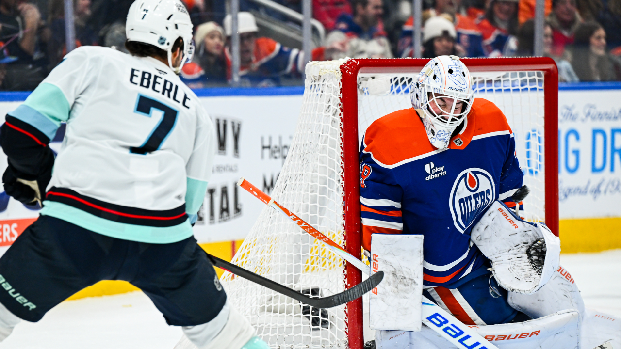 Ingram makes 27 saves, Oilers shut out Kraken to gain in Pacific