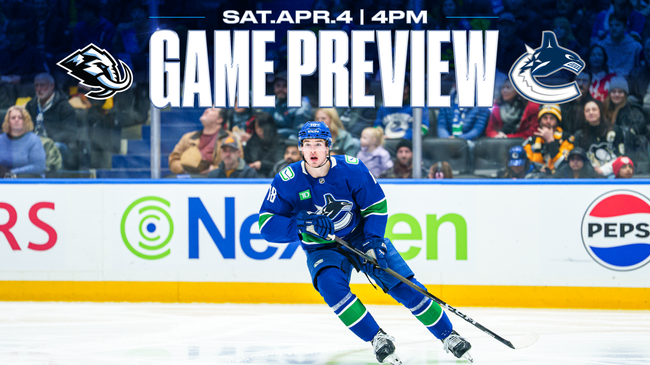 Canucks Come Home to Face Mammoth on Saturday Evening