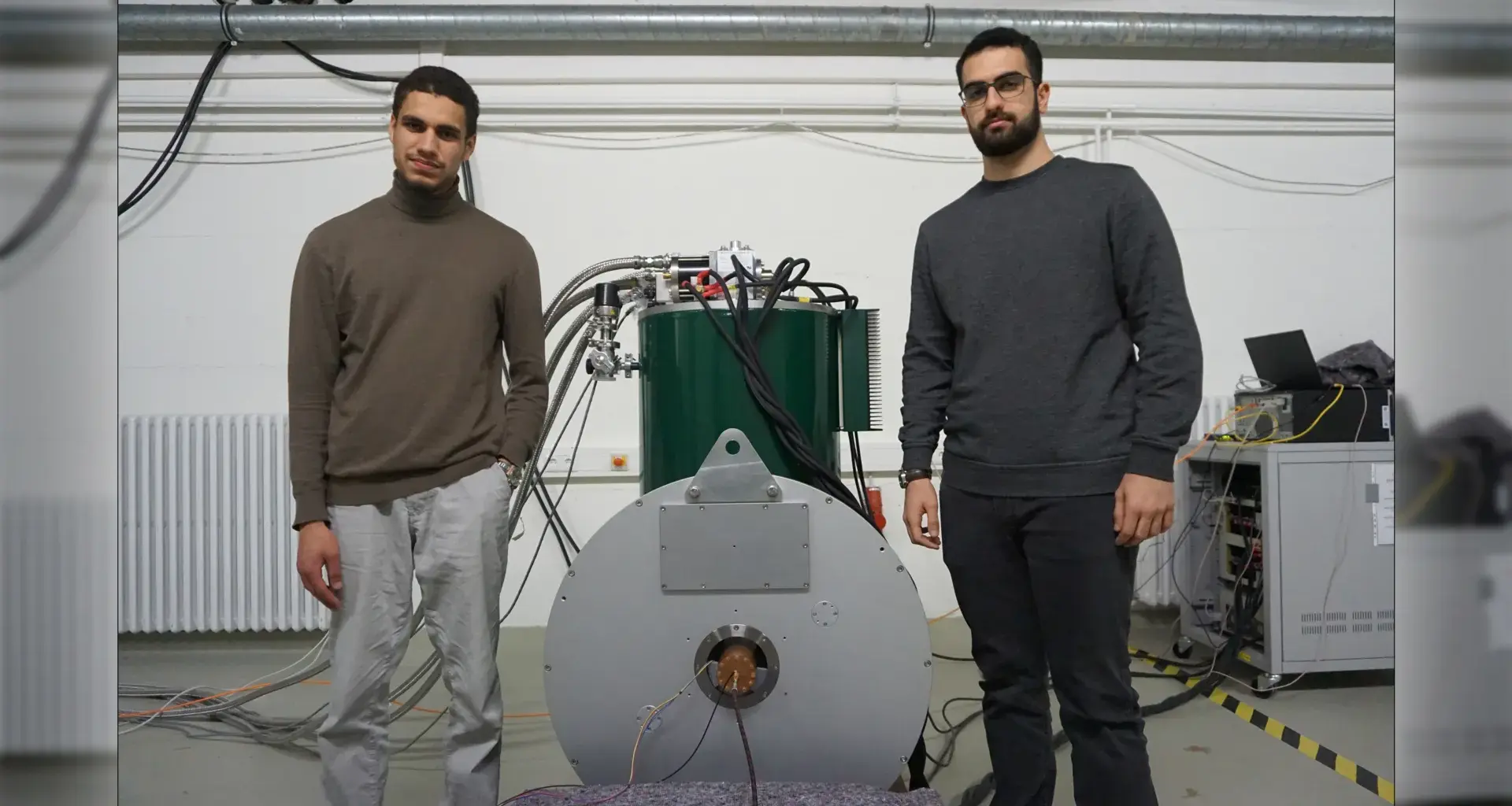 Students build a “cosmic radio” to listen for dark matter