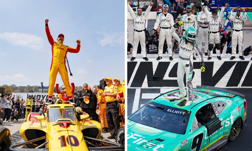 Nascar averages 2.4m viewers at Martinsville as IndyCar drops below 1m for first time this season