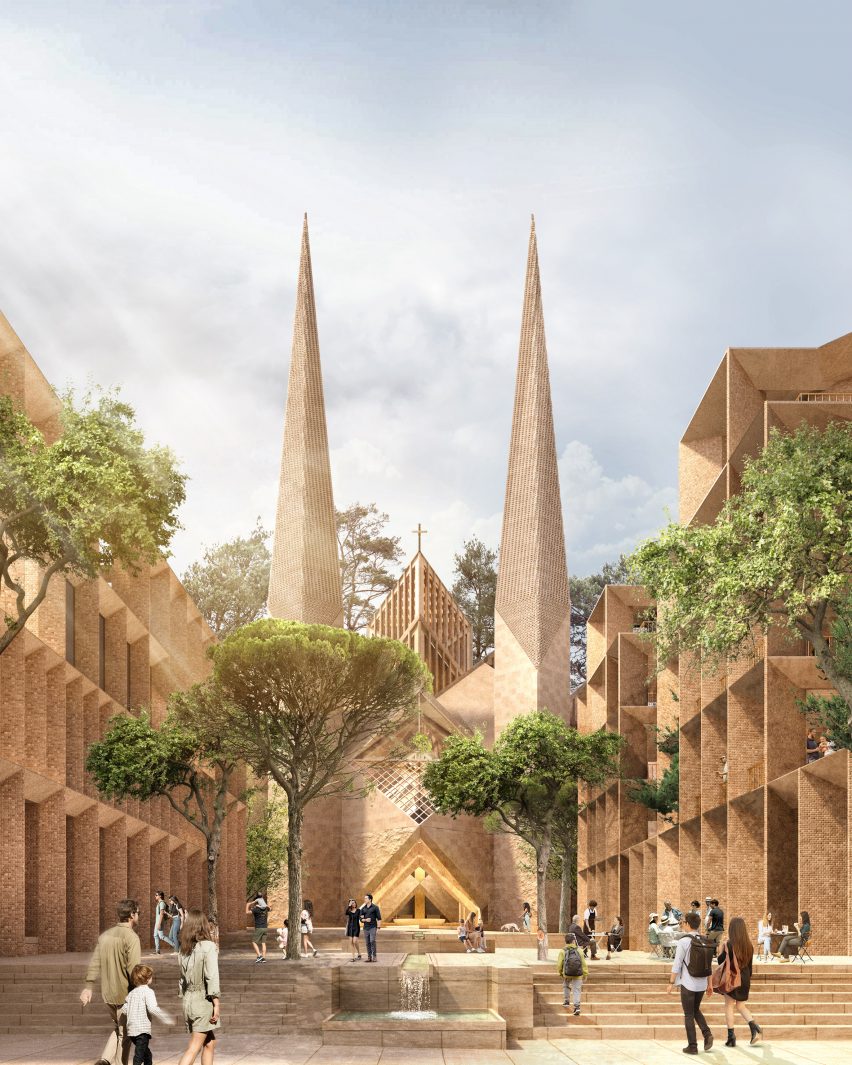 Niall McLaughlin cathedral precinct project in Sydney
