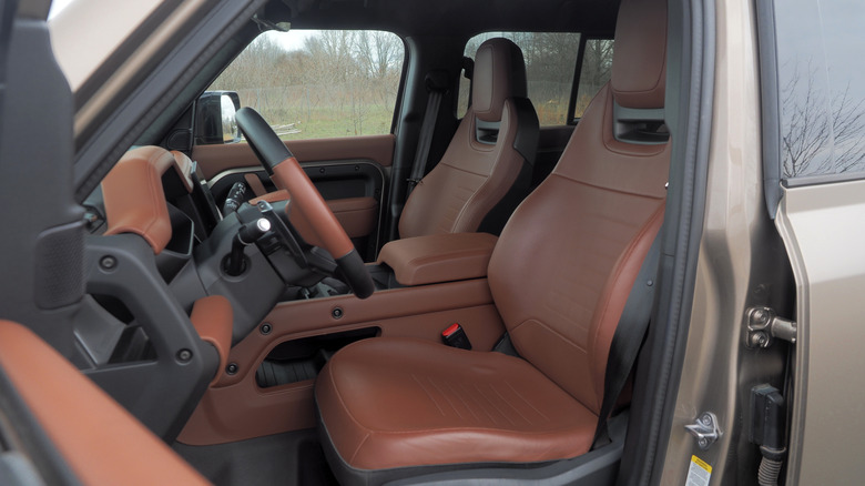 Land Rover Defender Octa front seats