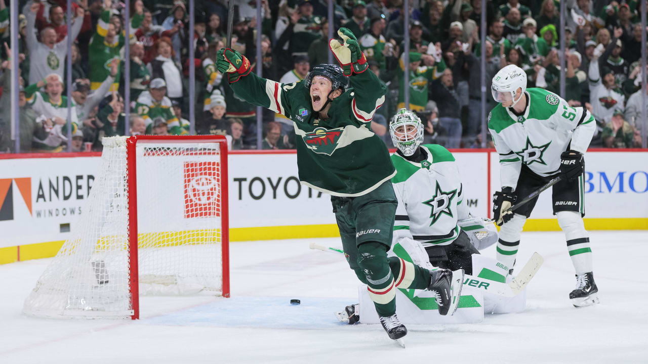 Boldy delivers in clutch for Wild by scoring OT winner in Game 4