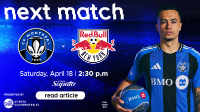 Don't miss CF Montréal vs Red Bull New York at Stade Saputo