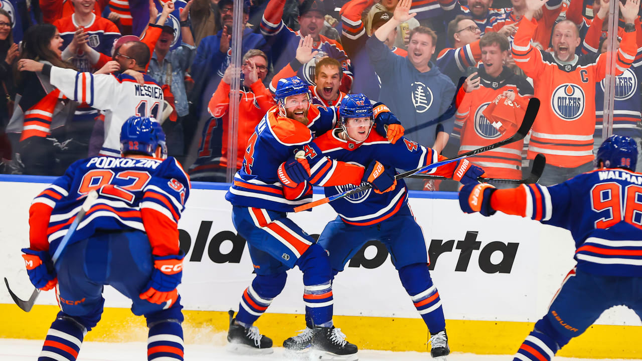 Kapanen scores 2nd goal late, Oilers rally past Ducks in Game 1