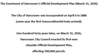 It took just 26 seconds for City Council to enact Vancouver’s citywide Official Development Plan