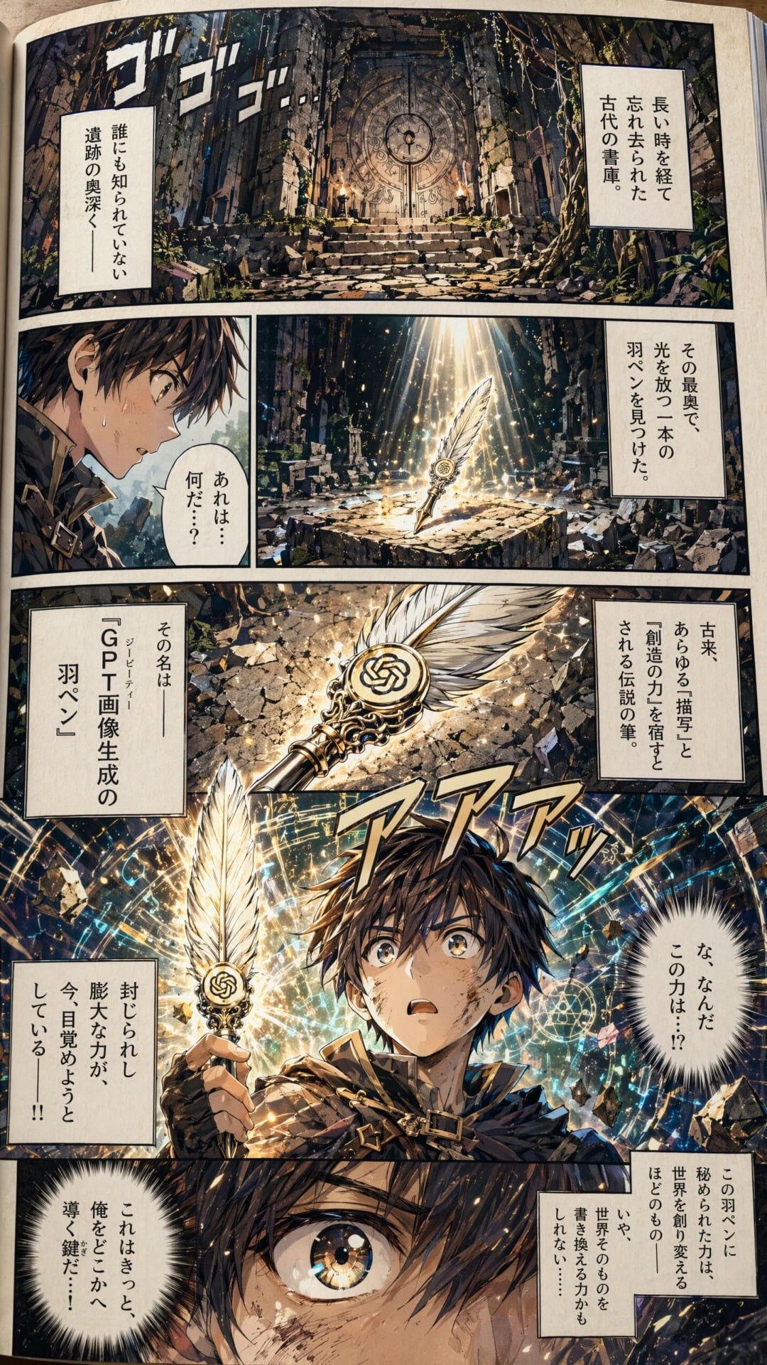 OpenAI Manga example