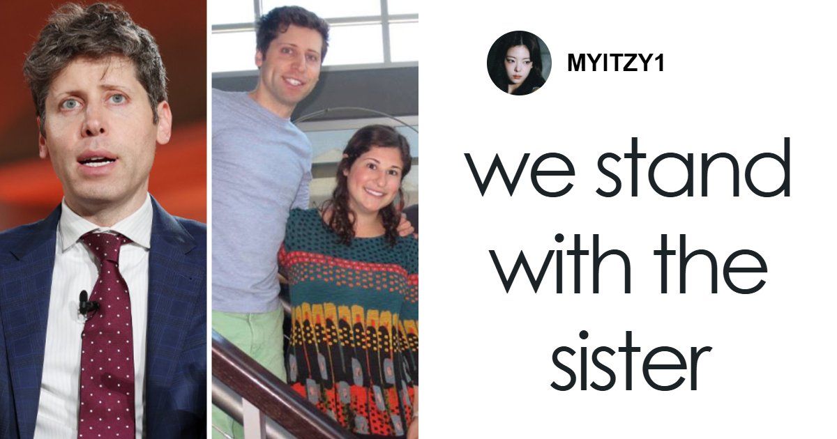 OpenAI CEO Sam Altman Hit With Refiled Lawsuit Over Horrific Allegations From Sister Annie