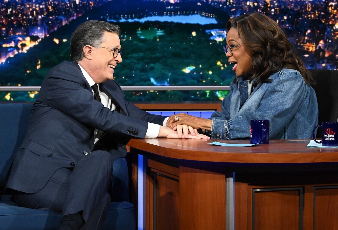 Oprah Winfrey Queries Stephen Colbert About the End of 'The Late Show'