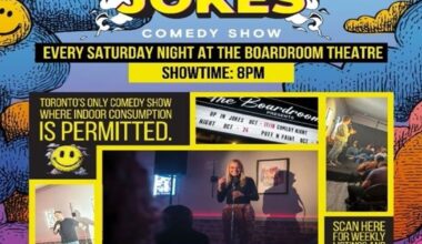 Up in Jokes Toronto Comedy Show May 2nd @ 1350 St Clair Ave West