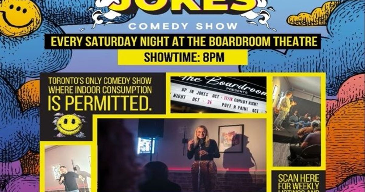 Up in Jokes Toronto Comedy Show May 2nd @ 1350 St Clair Ave West