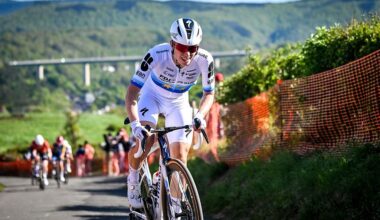 Dutch Demi Vollering of FDJ United-SUEZ pictured in action at La Redoute during the women elite race of the Liege-Bastogne-Liege UCI World Tour one day cycling race, 156km from Bastogne to Liege, Sunday 26 April 2026. BELGA PHOTO ELIAS ROM (Photo by ELIAS ROM / BELGA MAG / Belga via AFP)