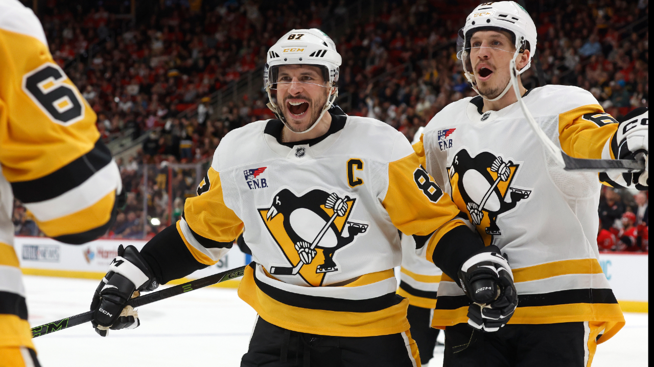 Sidney Crosby passes Steve Yzerman on NHL's all-time points list