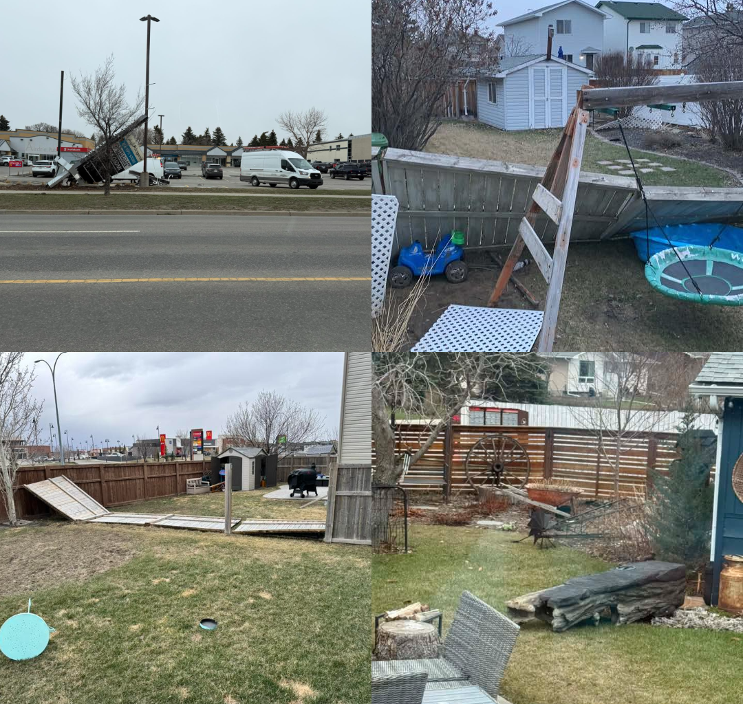 Update: Airdrie area sees wind damage as gusts near 90 km/h - DiscoverAirdrie.com