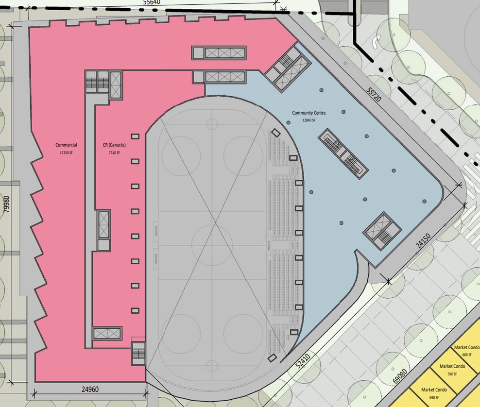 Vancouver Canucks practice rink