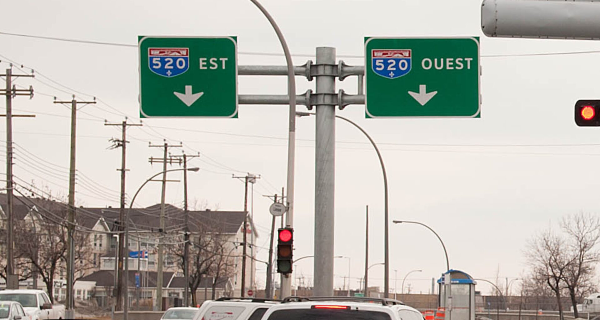 Signs for Highway 520
