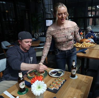 Lunchtime service at the Banter Room at 1039 Mainland St.