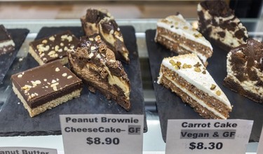 Some of the treats at Delicia Cafe and Bakery.