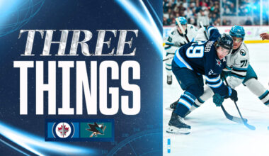 Jets close out regular season with loss to Sharks