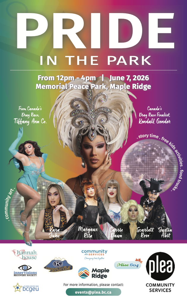 Pride in the Park, Maple Ridge June 7