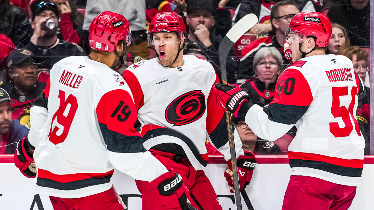 Hurricanes win Game 4, sweep Senators in Eastern 1st Round