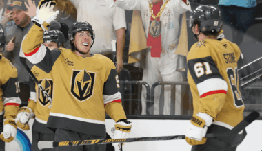 Marner has hat trick, 5 points in Golden Knights win against Flames